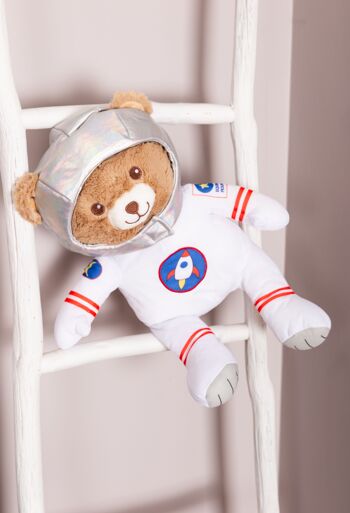 Peluche ours Astronaute - Gaston l'ourson 40cm 6