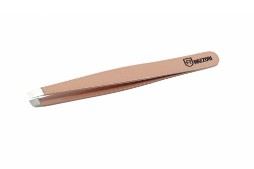 Slant Tweezers #01 - Shiny Salmon