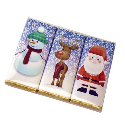 A Woolly Christmas Trio of Assorted Design Bars