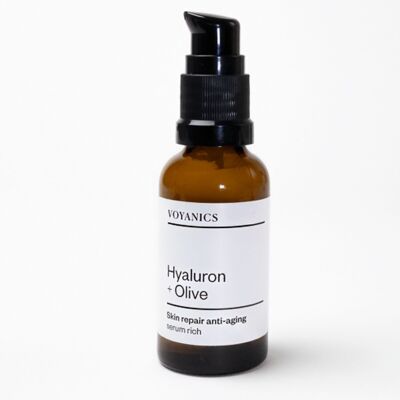 Hyaluron + Olive Sérum rico antiedad reparador de la piel