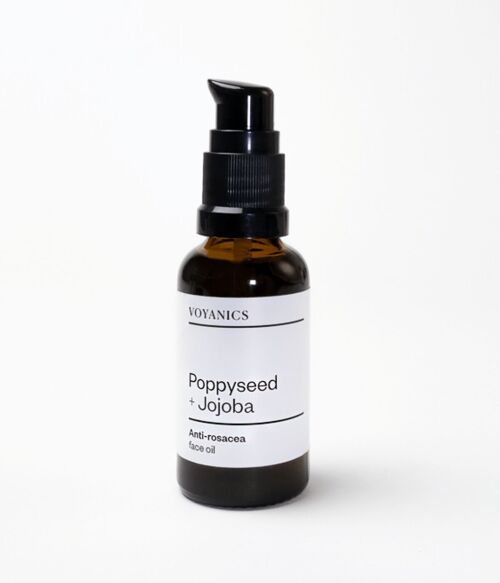 Poppyseed + Jojoba anti-rosacea face oil