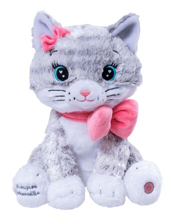 Veilleuse Moustache - Mon chaton lumineux et musical - 28cm 1