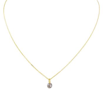 Collier chaine diamant brut Rania (CCHPR11) 5