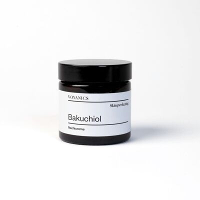 Crème de nuit Bakuchiol perfectionnant la peau