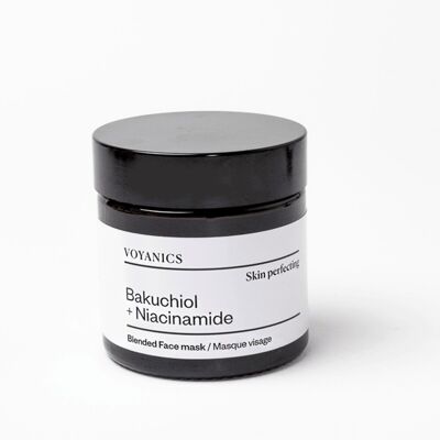 Mascarilla facial perfeccionadora de bakuchiol + niacinamida