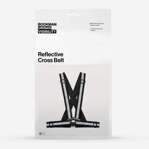 Reflective Crossbelt (Harness) - Black