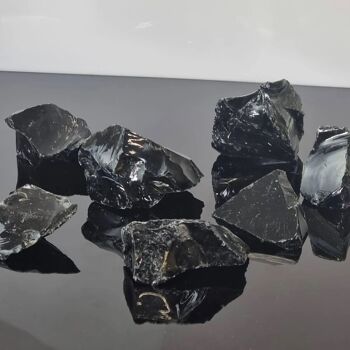 Cristal d'obsidienne brut 1KG - 1kg Obsidienne brute 1