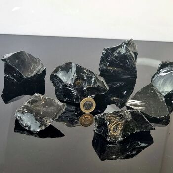 Cristal d'obsidienne brut 1KG - 1kg Obsidienne brute 2