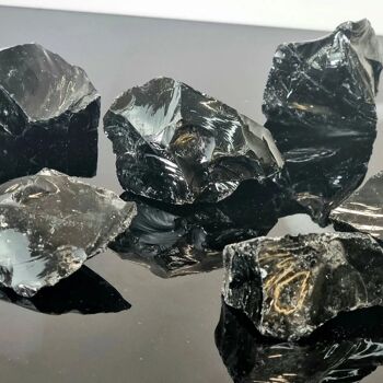 Cristal d'obsidienne brut 1KG - 1kg Obsidienne brute 3