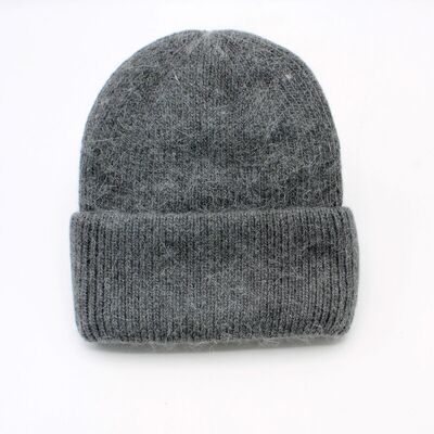 Classic plain hat in Angora