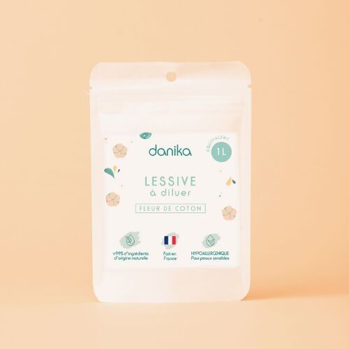 Lessive zéro-déchet - Fleur de coton - Recharge 1L