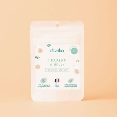 Zero-waste laundry detergent - Cotton flower - 1L refill