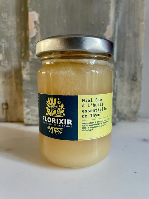 EPICERIE - Préparation à base de miel à l'huile essentielle de thym bio- 130g