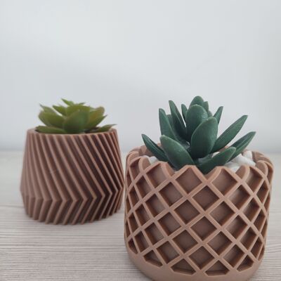 Geometric elegant planter - 2 models
