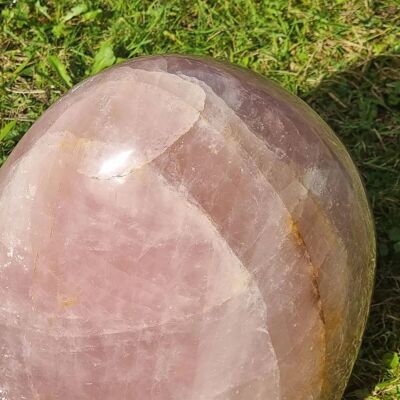 Extra grand cristal de quartz rose forme libre 29KG - Grande rose 29kg