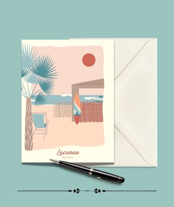 Carte Postale LACANAU, La Cabane - 15x21cm 1