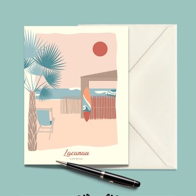 Carte Postale LACANAU, La Cabane - 15x21cm