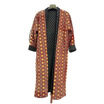 Kimono etnico reversibile e imbottito fatto a mano. Vendite B2B