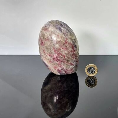 Tourmaline In Lepidolite Crystal - 1 lepi ff