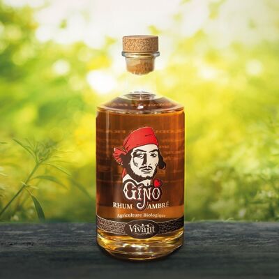 PEASANT AMBER RUM - GINO – 42.2% VOL – 70 CL