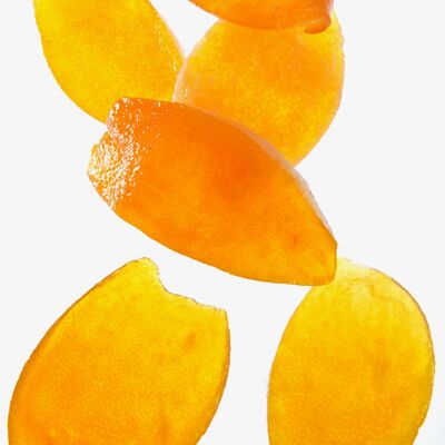 Granel: Cáscaras de naranja confitadas 4 KG CUARTOS