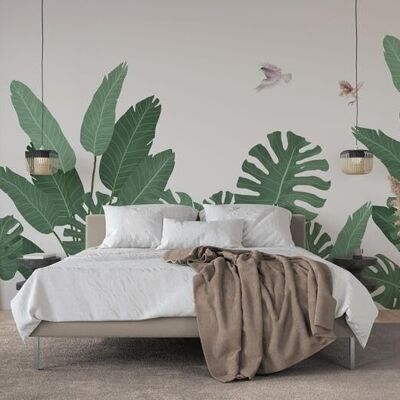 Banana tree green essence wallpaper L375cm x H260cm