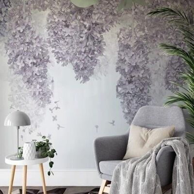Provence wisteria wallpaper L375cm x H260cm
