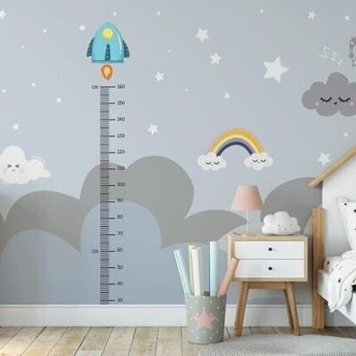 Papier peint forme & toise L375cm x H260cm