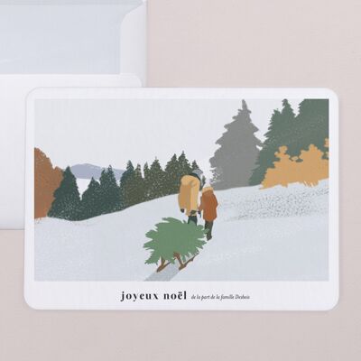 Greeting Card with Rounded Corners - Nordmann