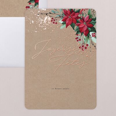 Greeting Card with Rounded Corners - Jingle Bells