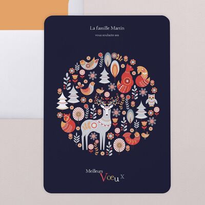 Greeting Card with Rounded Corners - Tyrol