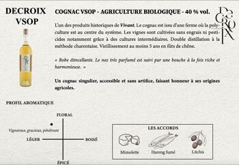 COGNACS BIO - XO et VSOP - DECROIX - 40% vol. 5