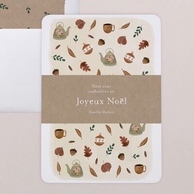 Greeting Card with Rounded Corners - Warm Vanilla