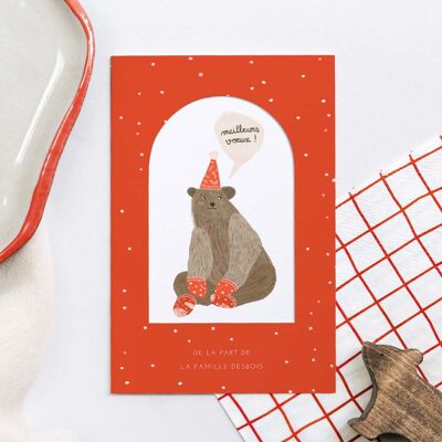 Greeting Card with Window - Little Bear
