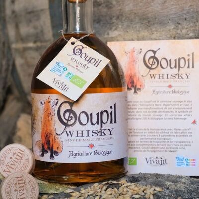WHISKY SINGLE MALT FRANÇAIS BIO – GOUPIL - 40%VOL – 70CL