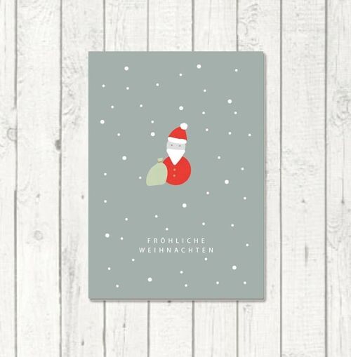 Weihnachtspostkarte "Nikolaus"