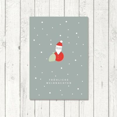 Weihnachtspostkarte "Nikolaus"