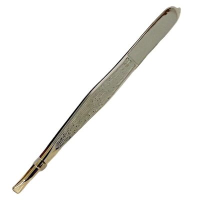 Tweezers with straight, fine jaws