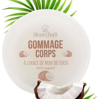 GOMMAGE CORPS À L'HUILE DE NOIX DE COCO  - 100% naturel 100ml