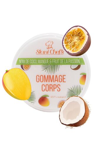 Gommage corps à la noix de coco, mangue & fruit de la passion 250ml