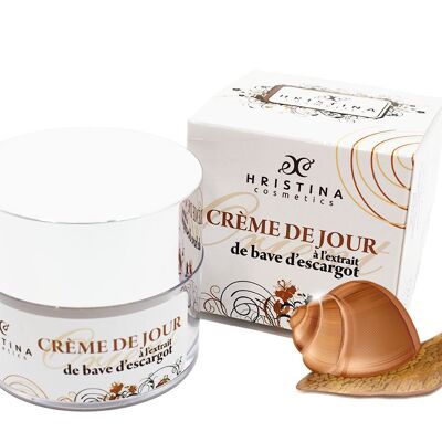 Crème de jour hydratante à base de bave d'escargot 50ml