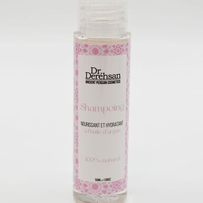 Nourishing and moisturizing shampoo with silver oil 50ml