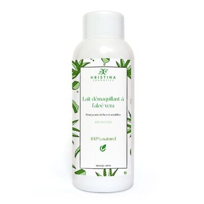 Gentle cleansing and makeup remover milk with aloe vera 150ml