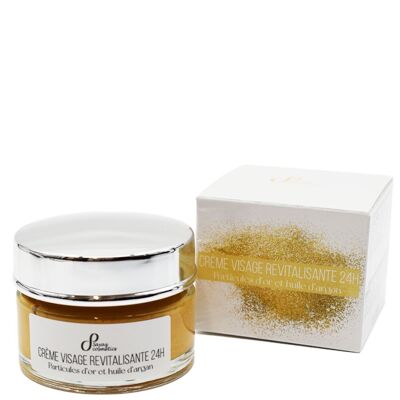 Crema viso con particelle d'oro e olio di argan 50ml
