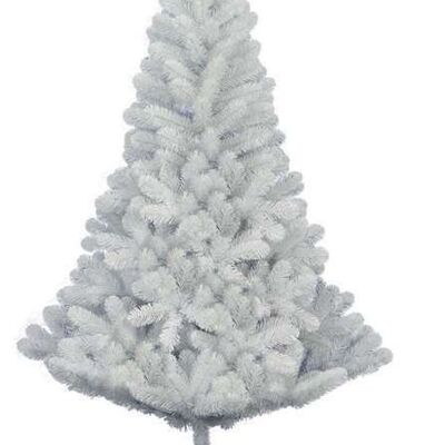 Árbol de Navidad artificial blanco de pino imperial de 120 cm/4 pies