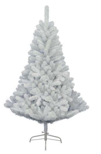 Arbre de Noël artificiel blanc en pin impérial de 120 cm/4 pieds