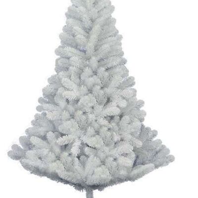 Árbol de Navidad artificial blanco de pino imperial de 150 cm/5 pies