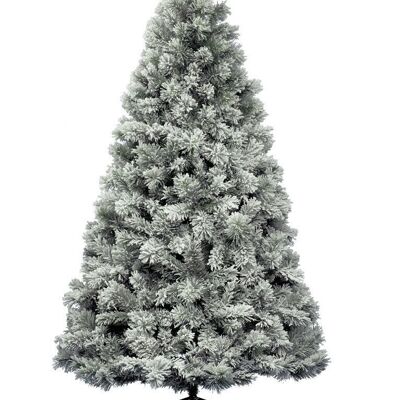 Esclusivo albero di Natale artificiale in pino misto innevato da 120 cm