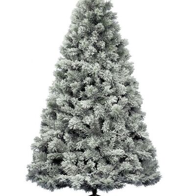 Arbre de Noël artificiel en pin mélangé enneigé exclusif de 120 cm/4 pieds