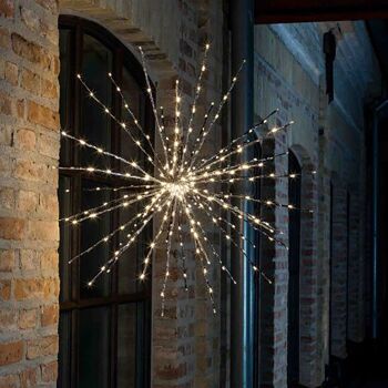 Étoile clignotante de Noël Polestar avec 160 lumières LED blanc chaud - 70 cm 2